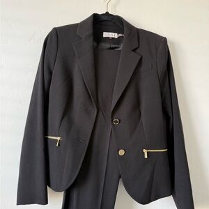 Calvin Klein Women's Black Suit